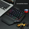 39 Key Mechanical Keyboard Gaming, RGB USB Wired Mouse Gamer Keypad Backlight Game Controller