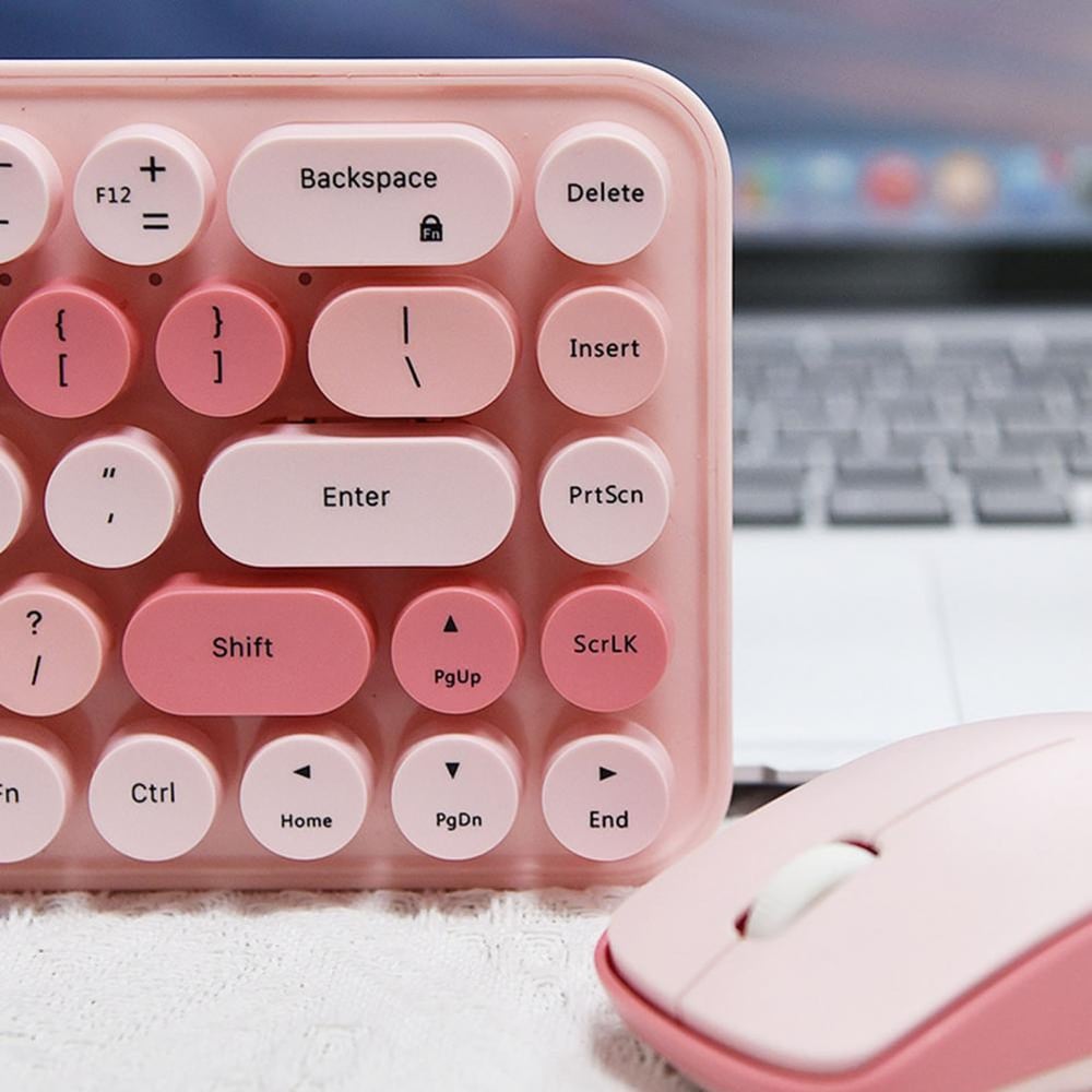  Set Great Keyboard 3 Gear DPI Office Keyboard Rechargeable 2.4GHz Mini Cute Gaming Keypad Mouse
