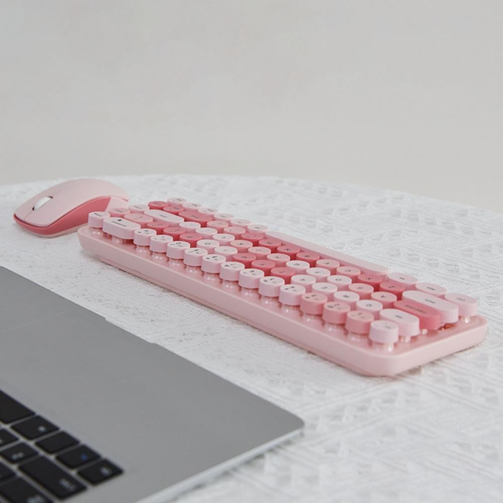  Set Great Keyboard 3 Gear DPI Office Keyboard Rechargeable 2.4GHz Mini Cute Gaming Keypad Mouse