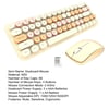 Set Great Keyboard 3 Gear DPI Office Keyboard Rechargeable 2.4GHz Mini Cute Gaming Keypad Mouse