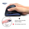 ZELOTES F-35B Wireless Gaming Mouse 2.4G+BT3.0+BT5.0 Three-mode Ergonomic Vertical Mouse 3-gear