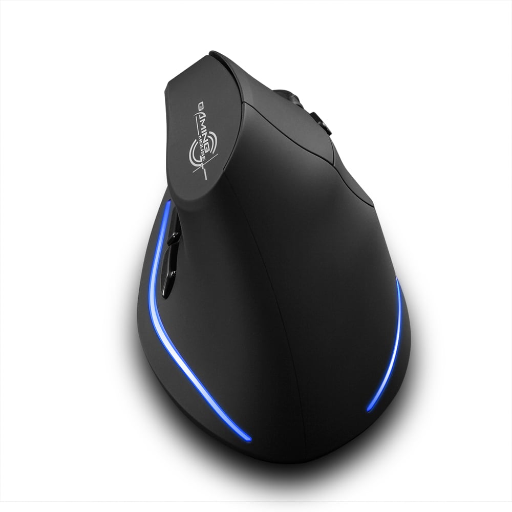 ZELOTES F-35B Wireless Gaming Mouse 2.4G+BT3.0+BT5.0 Three-mode Ergonomic Vertical Mouse 3-gear