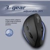 ZELOTES F-35B Wireless Gaming Mouse 2.4G+BT3.0+BT5.0 Three-mode Ergonomic Vertical Mouse 3-gear