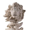 Lion Head Desktop Ornament Art Crafts Vintage Statue Sculptures Home Decor Accents Easy To Clean