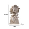 Lion Head Desktop Ornament Art Crafts Vintage Statue Sculptures Home Decor Accents Easy To Clean