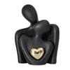 Couple Hugging Figurine Ceramic Couple Statue Abstract Modern Sculpture Love Figurines Art Craft