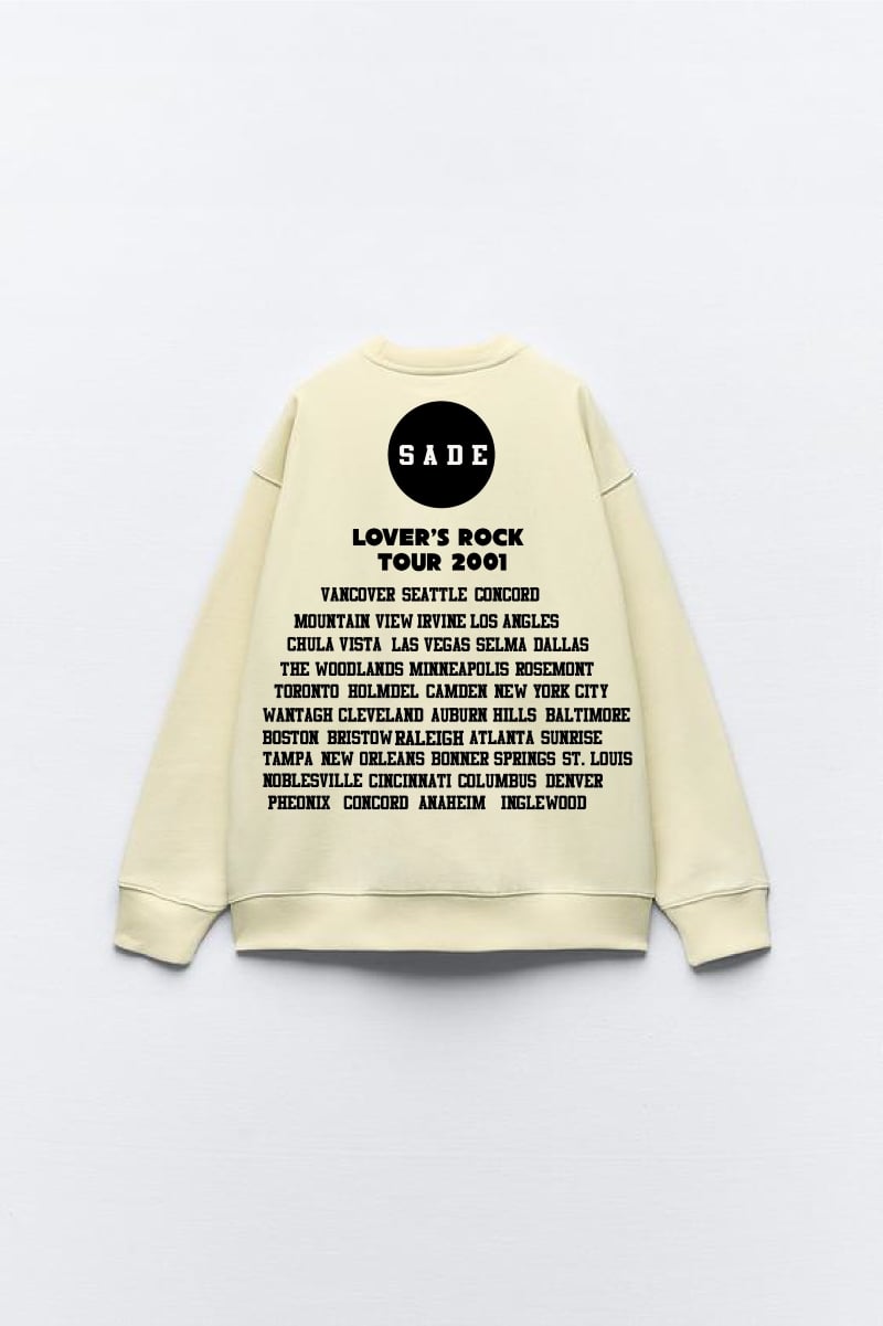 Artmatic- Vintage Sade Tour Sweatshirt 2001