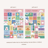 Image 1 of Self-Care Sticker Sheets (2 Versions)