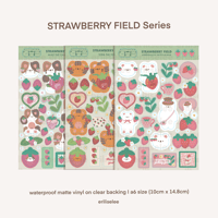 Image 1 of Strawberry Field Sticker Sheet Series (3 Vers.)