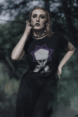 Image of Aleister Crowley Lam T-shirt