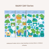 Image 1 of Rainy Day Sticker Sheet Series (B Grade* - 3 Vers.)