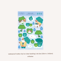 Image 3 of Rainy Day Sticker Sheet Series (B Grade* - 3 Vers.)