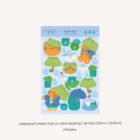 Image 4 of Rainy Day Sticker Sheet Series (B Grade* - 3 Vers.)