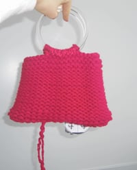 Image 2 of Little Red Knitted Bag