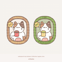 Image 1 of Tea & Coffee Everyday Sticker