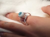 Image 8 of Blue Eyeball Ring