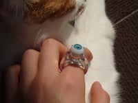 Image 5 of Blue Eyeball Ring