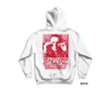 BRECHT HOODIE, WHITE/RED