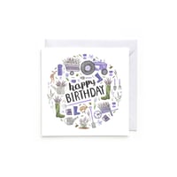 Image 1 of Lavender Farmer Birthday Card