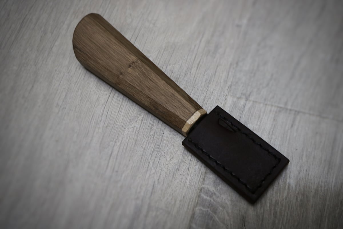 Image of Mini slöjd with bog oak and maple handle 