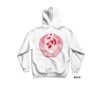 SOVIET COAT OF ARMS HOODIE, WHITE/RED