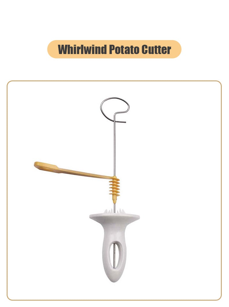 Whirlwind Potato Spiral Cutter Potato Tower Making Machine Vegetable Slicer Creative Vegetable Tools