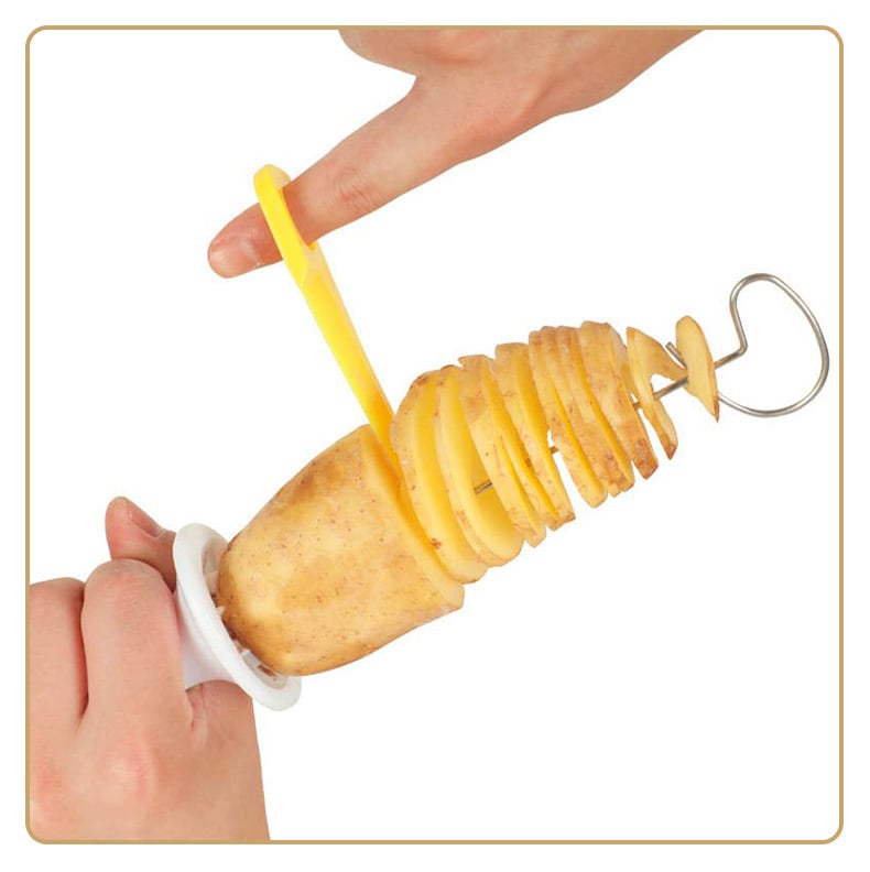 Whirlwind Potato Spiral Cutter Potato Tower Making Machine Vegetable Slicer Creative Vegetable Tools