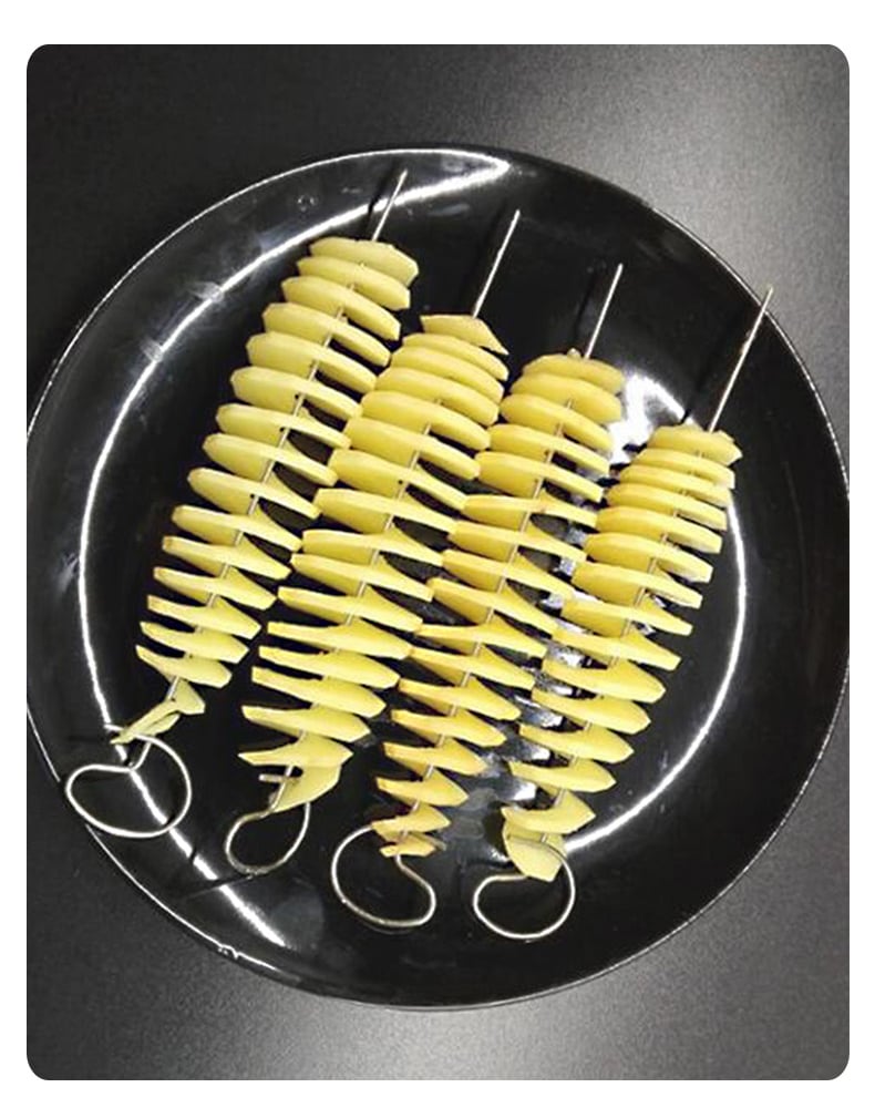 Whirlwind Potato Spiral Cutter Potato Tower Making Machine Vegetable Slicer Creative Vegetable Tools