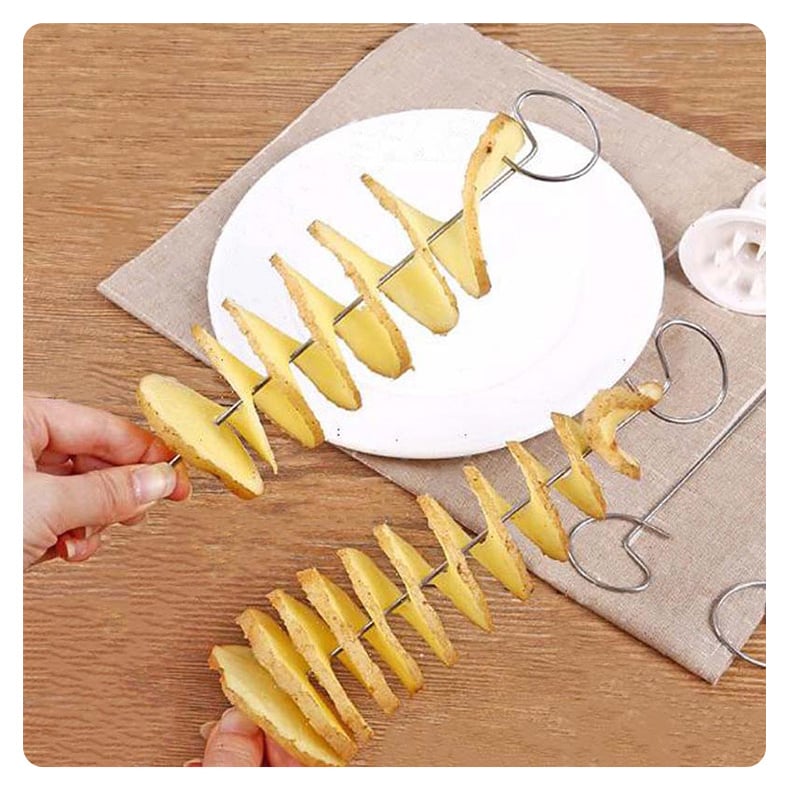Whirlwind Potato Spiral Cutter Potato Tower Making Machine Vegetable Slicer Creative Vegetable Tools