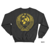 SOVIET COAT OF ARMS SWEATSHIRT, BLACK/YELOW