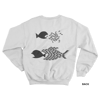 BITE BACK SWEATSHIRT, WHITE/BLACK