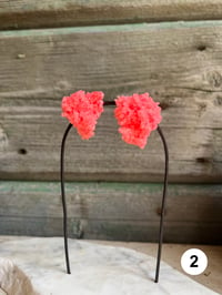 Image 3 of Sugar Neon Red Earrings