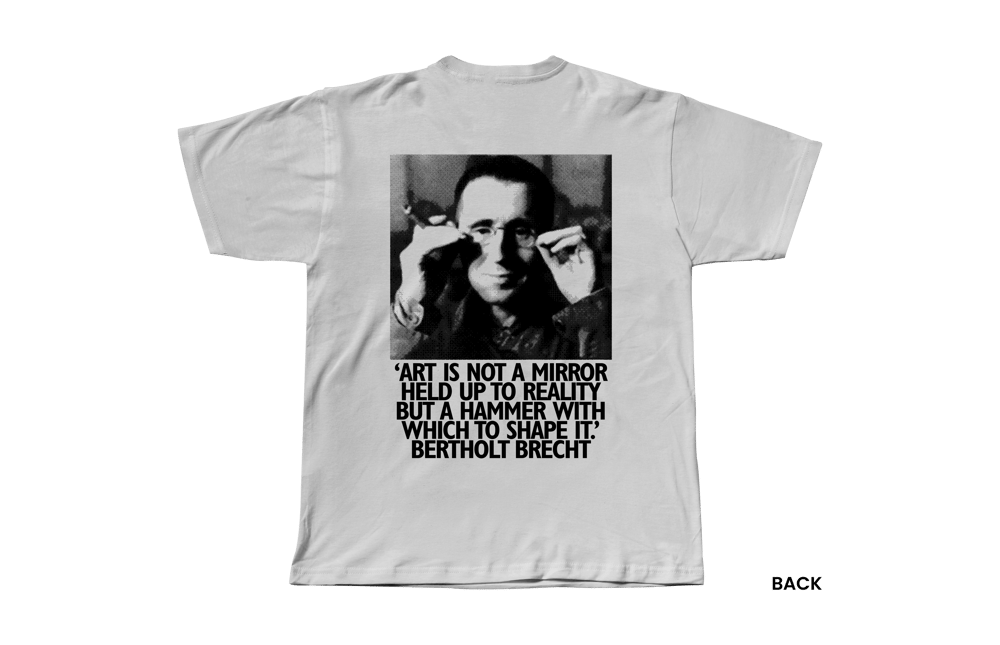 BRECHT T-SHIRT, WHITE/BLACK