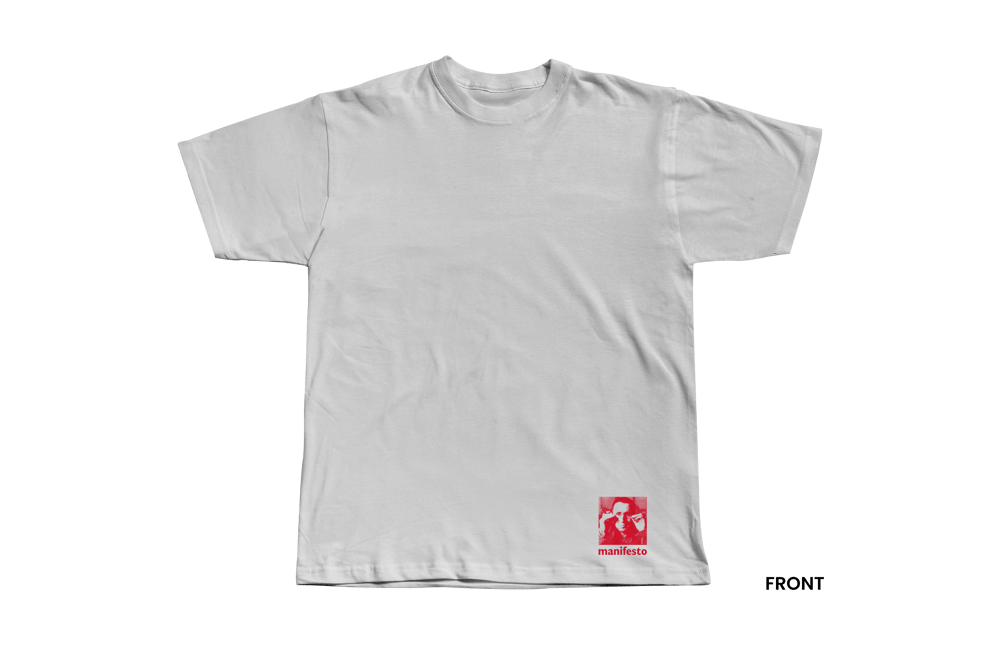 BRECHT T-SHIRT, WHITE/RED