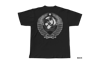 SOVIET COAT OF ARMS T-SHIRT, BLACK/WHITE