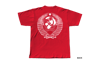 SOVIET COAT OF ARMS T-SHIRT, RED/WHITE