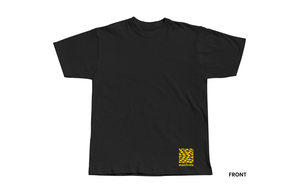 BITE BACK T-SHIRT, BLACK/YELLOW