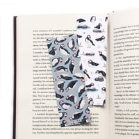 Image 1 of Puffins double sided bookmark