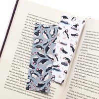 Image 2 of Puffins double sided bookmark