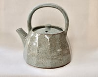 Image 1 of Faceted over-handle teapot