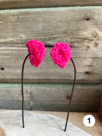 Image 2 of Sugar Magenta Earrings