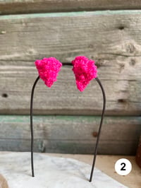 Image 3 of Sugar Magenta Earrings