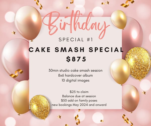 Image of Cake Smash Birthday Special 2024