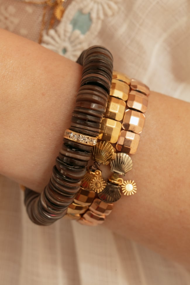 DIAMOND SHELL BRACELET 