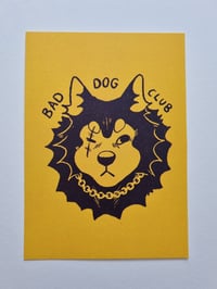 "Bad Dog Club" Mini Print