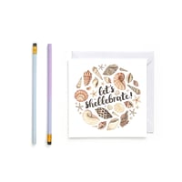 Image 1 of Let's shellebrate greeting card