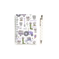 lavender farm a6 notebook 