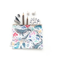 Magic under the sea - large pouch