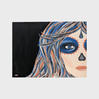 Catrina in Blue and Orange