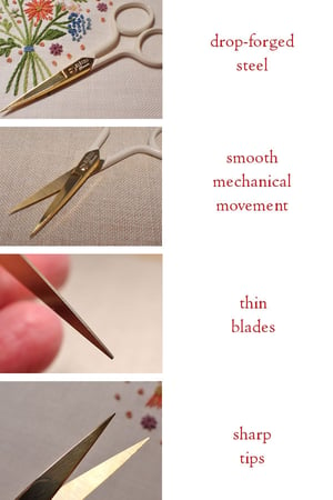 Image of Golden Forge Embroidery Scissors